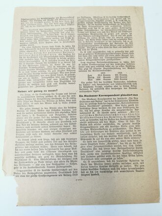 "Mitteilungen für die Truppe", November 1944, Nr. 377