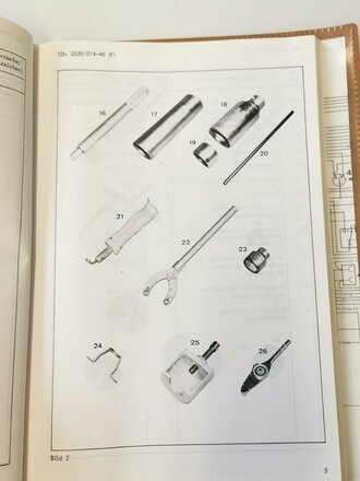 Bundeswehr "TDv 2320/074-40 ( F) Teil 4 ( F ) LKW 5t tmil MAGIRUS 168 M 11 FL 4 x 2" 214 Seiten, leicht gebraucht