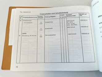 Bundeswehr "TDv 1005/025-22 Teil 22 Feldkanone 20mm, FK 20-2 (MK 20 DM 5) - ca.130 Seiten, leicht gebraucht