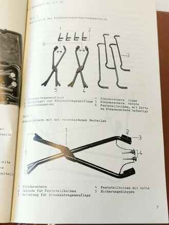 Bundeswehr "T-Merkblatt Nr. 3-24 Feldtragenlagerbock", 17 Seiten, Gebraucht,