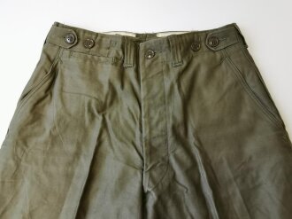 U.S. 1944 dated Trousers field M43. Unused but damaged