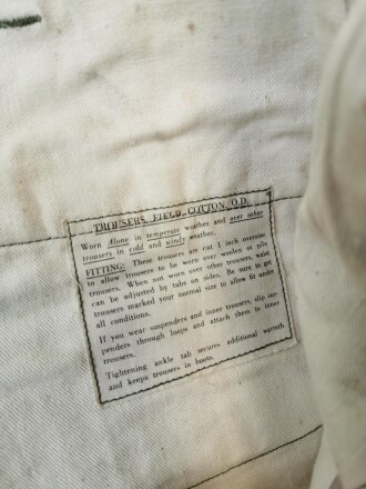 U.S. 1944 dated Trousers field M43. Unused but damaged