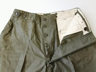 U.S. 1944 dated Trousers field M43. Unused but damaged