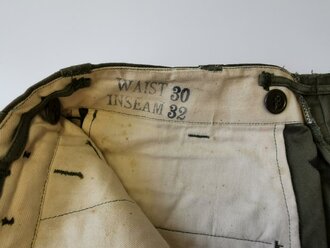 U.S. 1944 dated Trousers field M43. Unused but damaged