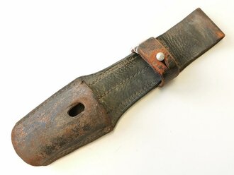 Koppelschuh für ein Seitengewehr M84/98 für K98 der Wehrmacht, gefertigt aus tschechischem  Beutestück