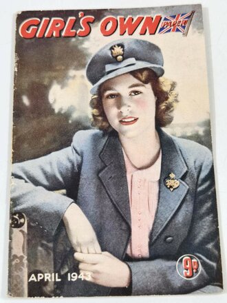 British 1943 dated "Girls Own Paper "Vol.64,...