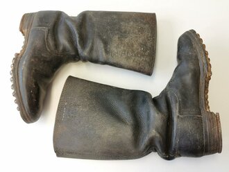Paar Stiefel für Mannschaften der Wehrmacht. Ungereinigtes Paar, Sohlenlänge 29,5cm