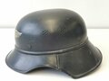 Stahlhelm Luftschutz, Innenfutter fehlt, sonst gut