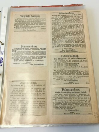 Sammlung Lebensmittel / Rationskarten vom Kaiserreich bis in die Nachkriegszeit des 2.Weltkrieg