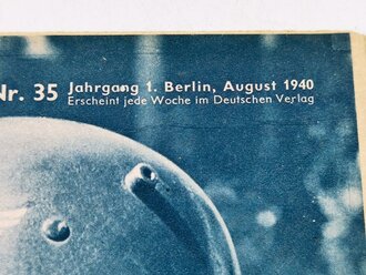 Erika, Die Frontzeitung, Nr. 35 Jahrgang 1. Berlin, August 1940 "Deutsches Mädel 1940", gelocht