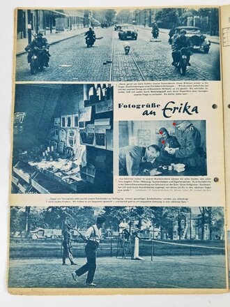 Erika, Die Frontzeitung, Nr. 35 Jahrgang 1. Berlin, August 1940 "Deutsches Mädel 1940", gelocht