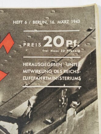 Der Adler, Heft 6, datiert 16. März 1943 "Am Pressluftbohrer"