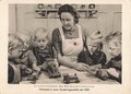 Ansichtskarte  Kriegshilfsdienst des Reichsarbeitsdienstes "Mitarbeiterin in einer Kindertagesstätte der NSV"