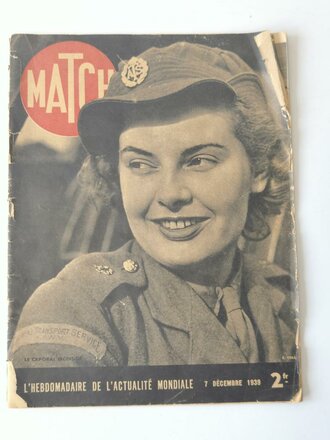 Frankreich 1939, Zeitung Match, LHebdomadaire de...