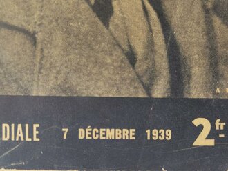 Frankreich 1939, Zeitung Match, LHebdomadaire de lactualité mondiale, 7. Décembre 1939