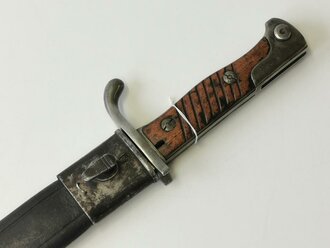 1. Weltkrieg, Seitengewehr M1898/05 alter Art mit preussischer Abnahme von 1915