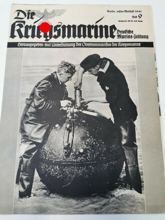 Die Kriegsmarine, Heft 9, erstes Maiheft 1941,...