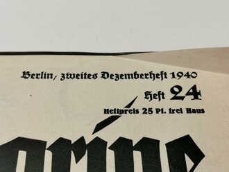 Die Kriegsmarine, Heft 24, zweites Dezemberheft 1940, "Narvik - Ein Zerstörer der Flottilte"