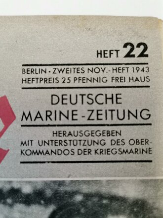 Die Kriegsmarine, Heft 22, zweites Novemberheft 1943,...