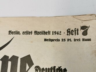 Die Kriegsmarine, Heft 7, erstes Arpilheft 1942, "Deutsche Schlachtschiffe im Kanal"