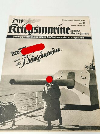 Die Kriegsmarine, Heft 8, zweites Aprilheft 1941, "Der Führer und "