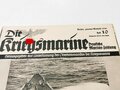 Die Kriegsmarine, Heft 10, zweites Maiheft 1941, "Schlachtschiffe im Frühlingssturm"