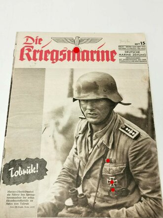 Die Kriegsmarine, Heft 15, erstes Augustheft 1942, "Tobruk!"