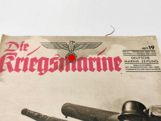 Die Kriegsmarine, Heft 19, erstes Oktoberheft 1942, "Marinegeschütz in Feuerbereitschaft am Kanal"