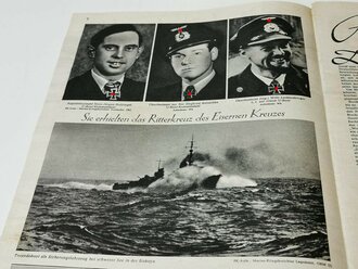 Die Kriegsmarine, Heft 9, erstes Maiheft 1944, "Zum ersten mal am Ruder eines Schnellbootes"