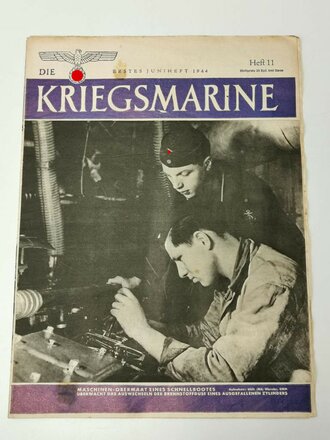 Die Kriegsmarine, Heft 11, erstes Juniheft 1944,...
