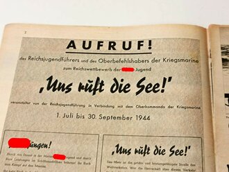 Die Kriegsmarine, Heft 12, zweites Juniheft 1944, "Der Rücktransport der Krimkämpfer durch die Kriegsmarine"