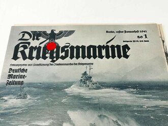 Die Kriegsmarine, Heft 1, erstes Janaurheft 1941, "Deutsche Schlachtschiffe mit Zerstörersicherung auf Unternehmung"