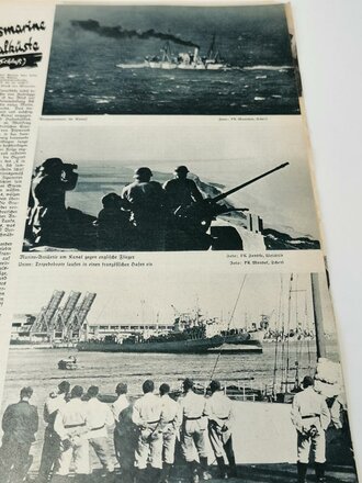 Die Kriegsmarine, Heft 1, erstes Janaurheft 1941, "Deutsche Schlachtschiffe mit Zerstörersicherung auf Unternehmung"