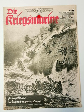 Die Kriegsmarine, Heft 6, zweites Märzheft 1943,...