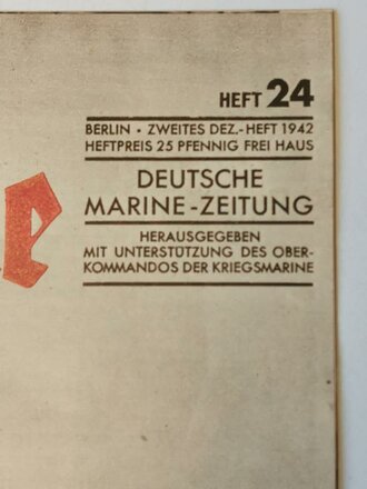 Die Kriegsmarine, Heft 24, zweites Dezemberheft 1942, "Unsere Marineartillerie"