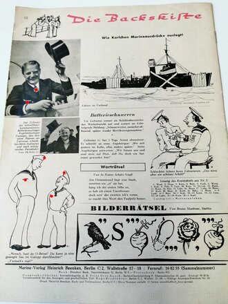 Die Kriegsmarine, Heft 3, erstes Februarheft 1943, "Die Tankerschlacht im Atlantik"