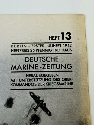 Die Kriegsmarine, Heft 13, erstes Juliheft 1942,...