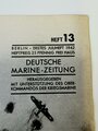 Die Kriegsmarine, Heft 13, erstes Juliheft 1942, "Prinz Eugen im Gefecht"