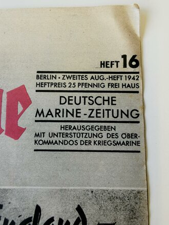 Die Kriegsmarine, Heft 16, zweites Augustheft 1942, "Fahrt Für England - Fahrt in den Tod!"