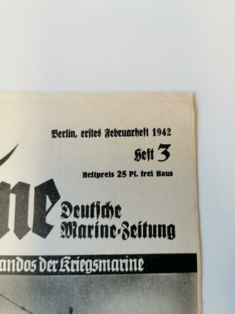Die Kriegsmarine, Heft 3, erstes Februarheft 1942,...