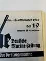 Die Kriegsmarine, Heft 19, erstes Oktoberheft 1941, "Leichtes Flakgeschütz an Board"