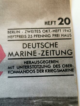 Die Kriegsmarine, Heft 20, zweites Oktoberheft 1942,...