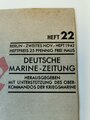 Die Kriegsmarine, Heft 22, zweites Novemberheft 1942, "Flakschütze"