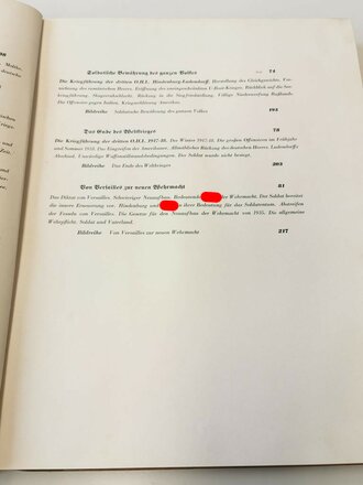 Soldat und Vaterland, Drei Jahrhunderte deutschen Soldatentums bis zur Wehrmacht des Dritten Reiches. 264 Seiten, DIN A4