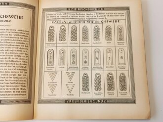 Sammelbilderalbum "Die Reichswehr" - 1933 herausgegeben von Haus Neuerburg Waldorf-Astoria und Eckstein-Halpaus, ca 100 Seiten, komplett