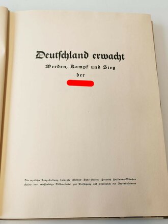 Sammelbilderalbum "Deutschland erwacht" Komplett, sehr guter Zustand