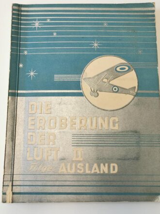 Sammelbilderalbum " Die Eroberung der Luft" Band 1 + 2, jeweils komplett