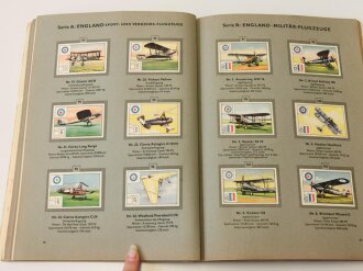 Sammelbilderalbum " Die Eroberung der Luft" Band 1 + 2, jeweils komplett