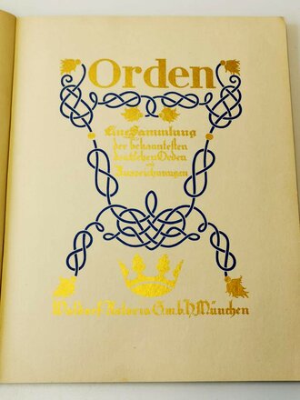 Sammelbilderalbum "Orden" - Eine Sammlung der bekanntesten deutschen Orden und Auszeichnungen,  komplett