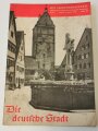 Die Jungmädelschaft - Blätter für Heimabendgestaltung der Jungmädel, August Ausgabe 1937, Folge 8 "Die deutsche Stadt" 32 Seiten, A5